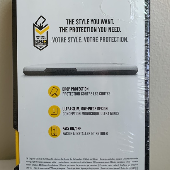 Otterbox iPhone Xs Case Symmetry Series Easy Breezy/ Clear Tropical NIB - Picture 6 of 6